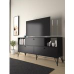 Wood'n Love Mia 160 cm Siyah-Siyah Tv Ünitesi