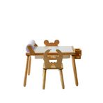 Woodnjoy Wood & Joy Ahşap Duyusal Çocuk Aktivite Masası 2 Sandalye Seti(Rulo Kağıt Hediyeli)