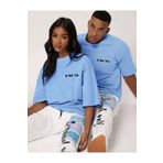 WOODROFFE 2li Sevgilİ Kombini Not Yet Baskılı T-shirt Unisex Salaş Oversize Boyfirend