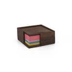 Woodsaka Küp Notluk - Ceviz Ağacı Masa Aksesuarı - 95mm X 95mm X 45mm