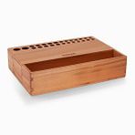 Woodsaka Reka - Mini Çekmeceli Kalemlik Organizer - Kiraz Renksiz