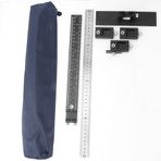 Woodworking Dowel Jig Hole Punch Drilling Guide Locator Ruler Aluminum for Carpentry