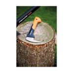 Woodxpert Zapa Xa2, Uzunluk: 34,8 Cm, Sertleştirilmiş Çelik Bıçak/fiberglas Saplı Güçlendirilmiş Sentetik Malzeme, Koruyucu Kılıf Dahil, Siyah/turuncu, 1003622 - standart