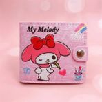 Woody Life Kawaii Hello Kitty Cinnamoroll Kız Çocuk Doğum Günü Hediyelik Kartlıklı Cüzdan - 12E-Pembe