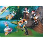 Woody Mickey Mouse Ve Arkadaşları 5 Parça Tutmalı Ahşap Bul Tak Yapboz Bisiklet Gezisi