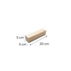 Woody.st Ihlamur Ahşap Oyma Blok 5x5x20 cm - Oyma ve El Sanatları İçin