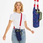 Woodycord El Yapımı Kiraz Desenli Termos Kılıfı 1,18 Litre Kırmızı Askılı Dayanıklı Yapı - Standart
