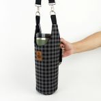 Woodycord El Yapımı Pötikare Matara Termos Kılıfı Kulplu Model Quencher Pipetli 1,18 - Standart