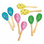 Woodyland Ahşap Marakas – müzik aletleri enstrüman çocuk/Maracas oyuncak – oyuncak Kinderinstrument ahşap