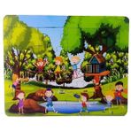 Woodylife Ağaç Ev Çocuklar 16 Parça Puzzle Eğitici Çocuk Oyuncak Renkli Ahşap Yapboz