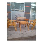 Woodzen Bahçe balkon mobilyası sandalye bank taburu şezlong tarzı rahat kullanışlı