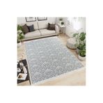 WOOF HOME Modern Pamuklu Halı Örtüsü Savan 6m2 Dokuma 200x300 Lastiksiz