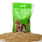Woofy Mısır Koçanından Doğal Topaklanan Tozsuz 10 lt Kedi Kumu