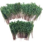 Woohome Yeşil Minyatür Çalılar Model Burçlar Uzun Çalı Bitki Örtüsü Grupları Model Çim Tutamları DIY Mimari Yapı Modeli Demiryolu Tren Diorama Bahçe Manzarası Peyzaj Düzeni