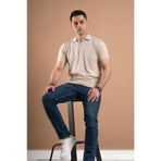Woolen World Yakalı Regular Fit Erkek Triko T-shirt