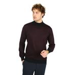 woolen world Yarım Balıkçı Yaka Triko Kazak, L, 8055920255223, Bordo, Erkek
