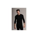 Woolpro Hasyün Erkek Uzun Kol %100 Yün İçlik Siyah - M