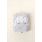 Wooly %100 Pamuk Bebek Havlusu Açık Gri 50x75 cm