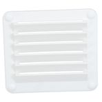 WOONEKY Naylon Marine Rv Aksesuarı 141x125x15mm Beyaz Havalandırma Panjuru Tekneler İçin