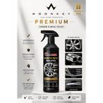 woonkey Krom ve Metal Parlatıcı Güçlü Metal Temizleyici Krom Parlatma Spreyi Jant Egzoz Ucu Izgara Paslanmaz Çelik Bakım Ürünü