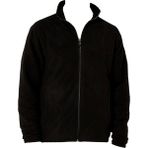 Wooppo Büyük Beden | Erkek Polar Mont - Anti Pilling - Siyah - 6XL