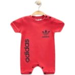 Woops Baby Marka Addas Desen Çıtçıtlı Tulum 6-24 Ay - Kırmızı - 2 Yaş