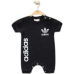 Woops Baby Marka Addas Desen Çıtçıtlı Tulum 6-24 Ay - Siyah - 2 Yaş