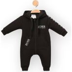 Woops Baby Marka Bossa Desen Kapşonlu Tulum 6-24 Ay - Siyah - 3 Yaş