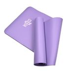 Woqes Konforlu ve Kaymaz Nbr Yoga Matı – 10 mm Kalınlık | Ekstra Destekli ve Dayanıklı Tasarım - Mor