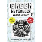 Word Search Puzzle Book Featuring Greek Mythology: Easy To Read Print, 6 x 9 Inches, 110 Pages, 50+ Puzzles, Screen-free Entertainment for All Ages (Screen-Free Fun: Word Search Series)