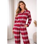 Wordex MR 3705 Boydan Düğmeli Soft Süet Kışlık Kadın Pijama Takımı