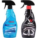 Wörf 2'li Oto Bakım & Temizlik Seti - Lastik Parlatıcı ve Cam Temizleyici