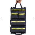 Workınbag Katlanabilir Su Geçirmez 5 Gözlü Bez Takım Alet Çantası Siyah