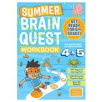 Workman Publishing Summer Brain Quest: Between Grades 4 & 5 | 4-5 Yaş Çocuklar Için Ingilizce Eğitim Kitabı