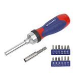 Workpro Wp200524 14 Parça Profesyonel Cr-v Cırcırlı Bits Tornavida Seti Kırmızı