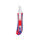 Workpro WP212011 18 mm Ağır Hizmet Paslanmaz Çelik Kasa Yedek Kartuşlu Maket Bıçağı ve 4 Adet Yedek Bıçak