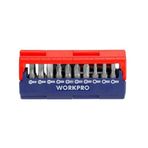 Workpro WP221062 13 Parça Manyetik CR-V Vidalama Bits Uç Seti