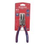 Workpro WP231151 180MM CR-V Eğri Uçlu Yaylı Profesyonel Dış Segman Pensesi, Kauçuk Saplı