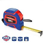 Workpro WP261009 5 m x 19 mm 16 ft Naylon Kaplama Sarı Çelik Şerit Metre
