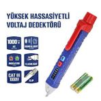 Workpro WP295004 12-1000 Volt Ac Yüksek Hassasiyetli Profesyonel Voltaj Dedektörü - Mavi