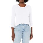 Workwear Kadın Underscrubs Uzun Kollu Örgü Tişört 4881, Beyaz, S