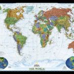 World Decorator [Enlarged and Laminated] (National Geographic Reference Map) by National Geographic Maps - Reference (2012) Map