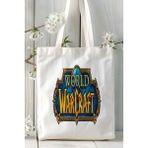 World Of Warcraft Oyun Baskılı Bez Çanta Omuz Çantası Model 1