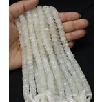 WORLD WIDE GEMS Doğal AAA Doğal Gökkuşağı rondelle Pürüzsüz Boncuk 6-9mm 7 inç Uzun Dize Takı Yapımı Değerli Taş Boncuk Kolye Bilezik için