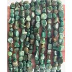 WORLD WIDE GEMS Doğal afrika yeşim Nuggets pürüzsüz boncuk 2mm 15 inç uzun dize takı yapımı taş boncuk kolye bilezik