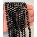 WORLD WIDE GEMS Doğal Altın Obsidiyen rondelle Faceted Boncuk 6mm 15 inç Uzun Dize Takı Yapımı Değerli Taş Boncuk Kolye Bilezik için