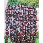 WORLD WIDE GEMS Doğal Brecciated Jasper Nuggets Pürüzsüz Boncuklar 2mm 15 inç Uzun Dize Takı Yapımı Değerli Taş Boncuk Kolye Bilezik için