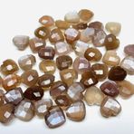 WORLD WIDE GEMS Doğal Çikolata Aytaşı Kalp Yönlü Boncuklar 8 mm Uzun String Takı Yapımı Değerli Taş Boncuk Kolye Bilezik için