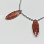 WORLD WIDE GEMS Doğal Pembe Çilek Fantezi Yönlü Boncuklar 24X8 mm 8 inç Uzun String Takı Yapımı Mücevher Kolye Bilezik için Değerli Taş Boncuk