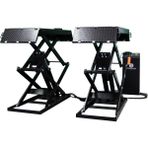 Worldforce 1 Metre Makaslı Lift Tam Otomatik Hidrolik Sistem 3.5 Ton 4 Piston Çift Nokta Havalı Emniyet Kilitli - siyah